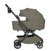 Carrello Magia 2.0 CRL-6655 - легка дитяча коляска 2в1 Каррелло Магія, компактний візок для подорожей, люлька складається разом із рамою, розмір ручної поклажі • Malted Green