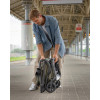 Carrello Magia 2.0 CRL-6655 - легка дитяча коляска 2в1 Каррелло Магія, компактний візок для подорожей, люлька складається разом із рамою, розмір ручної поклажі • Malted Green