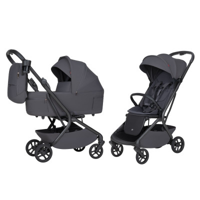 Carrello Magia 2.0 CRL-6655 - легка дитяча коляска 2в1 Каррелло Магія, компактний візок для подорожей, люлька складається разом із рамою, розмір ручної поклажі • Elm Grey Carrello Magia 2.0 CRL-6655 - легка дитяча коляска 2в1 Каррелло Магія, компактний візок для подорожей, люлька складається разом із рамою, розмір ручної поклажі • Elm Grey