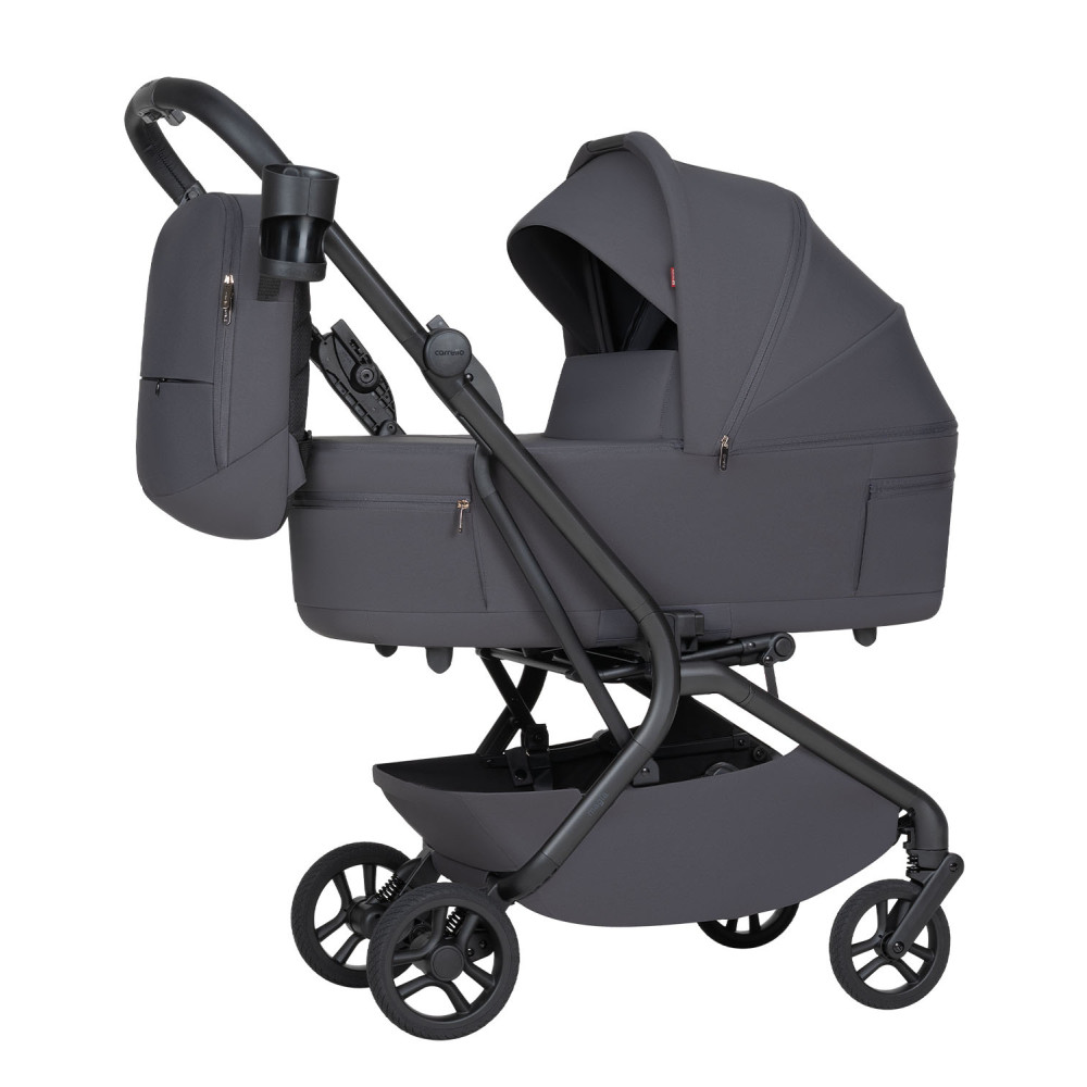 Carrello Magia 2.0 CRL-6655 - легка дитяча коляска 2в1 Каррелло Магія, компактний візок для подорожей, люлька складається разом із рамою, розмір ручної поклажі • Elm Grey Carrello Magia 2.0 CRL-6655 - легка дитяча коляска 2в1 Каррелло Магія, компактний візок для подорожей, люлька складається разом із рамою, розмір ручної поклажі • Elm Grey