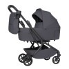 Carrello Magia 2.0 CRL-6655 - легка дитяча коляска 2в1 Каррелло Магія, компактний візок для подорожей, люлька складається разом із рамою, розмір ручної поклажі • Elm Grey