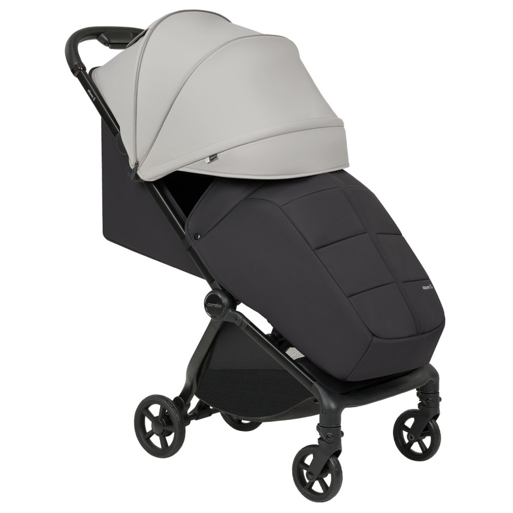 Carrello Atom S CRL-5526 - прогулочная коляска с автоматическим складыванием, для путешествий, компактная, рюкзак для транспортировки в комплекте • Titan Grey 2026