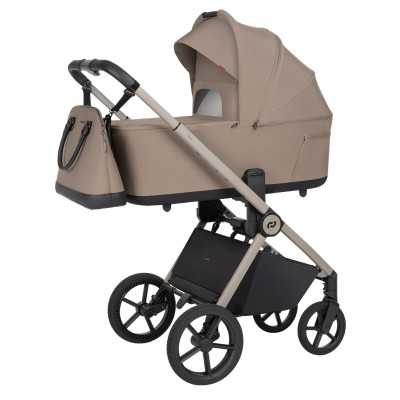 Carrello Ultra F CRL-6557 - дитяча коляска 2в1, люлька складається разом із рамою • Vintage Beige Carrello Ultra F CRL-6557 - дитяча коляска 2в1, люлька складається разом із рамою • Vintage Beige