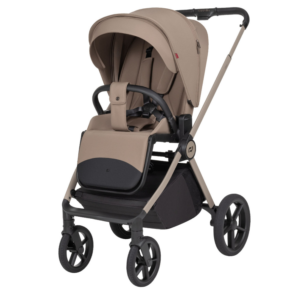 Carrello Ultra F CRL-6557 - дитяча коляска 2в1, люлька складається разом із рамою • Vintage Beige Carrello Ultra F CRL-6557 - дитяча коляска 2в1, люлька складається разом із рамою • Vintage Beige