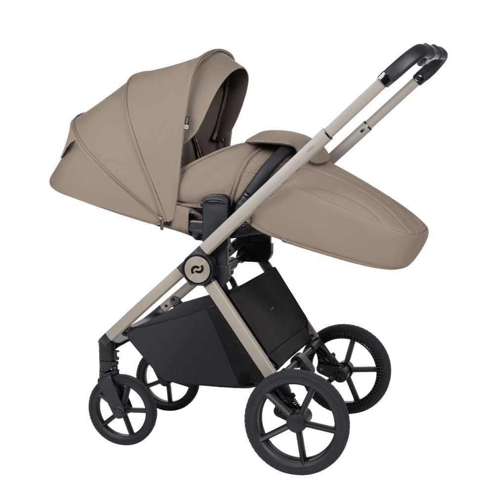 Carrello Ultra F CRL-6557 - дитяча коляска 2в1, люлька складається разом із рамою • Vintage Beige Carrello Ultra F CRL-6557 - дитяча коляска 2в1, люлька складається разом із рамою • Vintage Beige