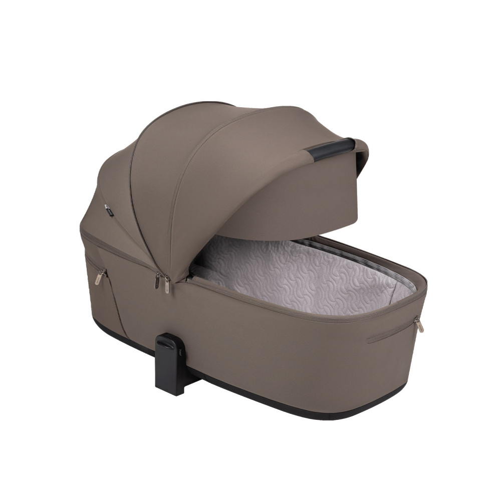 Carrello Ultra F CRL-6557 - детская коляска 2в1, люлька складывается вместе с рамой • Sugar Brown