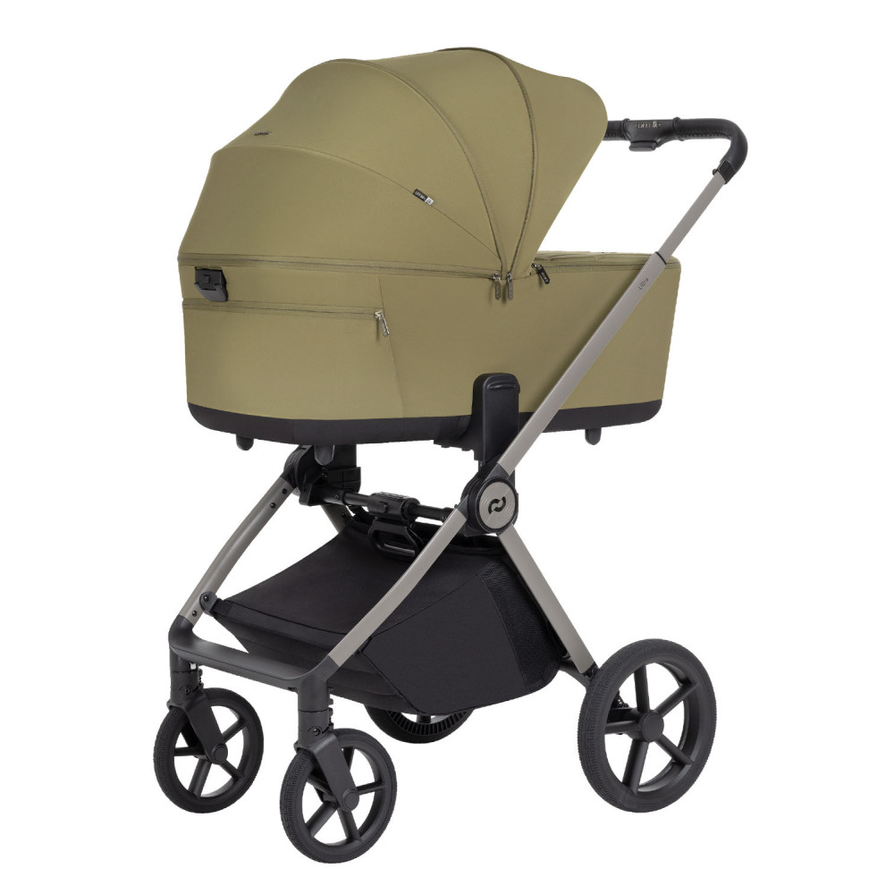 Carrello Ultra F CRL-6557 - дитяча коляска 2в1, люлька складається разом із рамою • Clover Green Carrello Ultra F CRL-6557 - дитяча коляска 2в1, люлька складається разом із рамою • Clover Green