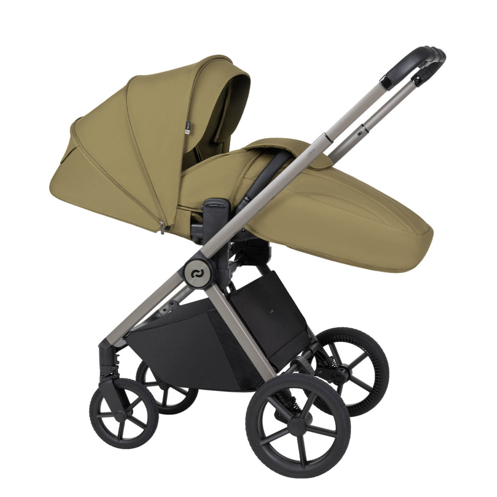 Carrello Ultra F CRL-6557 - дитяча коляска 2в1, люлька складається разом із рамою • Clover Green Carrello Ultra F CRL-6557 - дитяча коляска 2в1, люлька складається разом із рамою • Clover Green