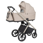 Carrello Ultra F CRL-6557 - дитяча коляска 2в1, люлька складається разом із рамою • Polar Beige Carrello Ultra F CRL-6557 - дитяча коляска 2в1, люлька складається разом із рамою • Polar Beige