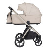 Carrello Ultra F CRL-6557 - дитяча коляска 2в1, люлька складається разом із рамою • Polar Beige