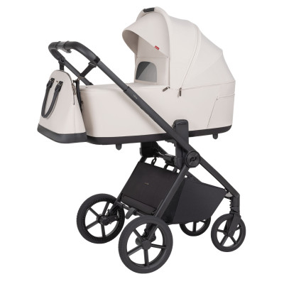 Carrello Ultra F CRL-6557 - дитяча коляска 2в1, люлька складається разом із рамою • Milk Grey Carrello Ultra F CRL-6557 - дитяча коляска 2в1, люлька складається разом із рамою • Milk Grey