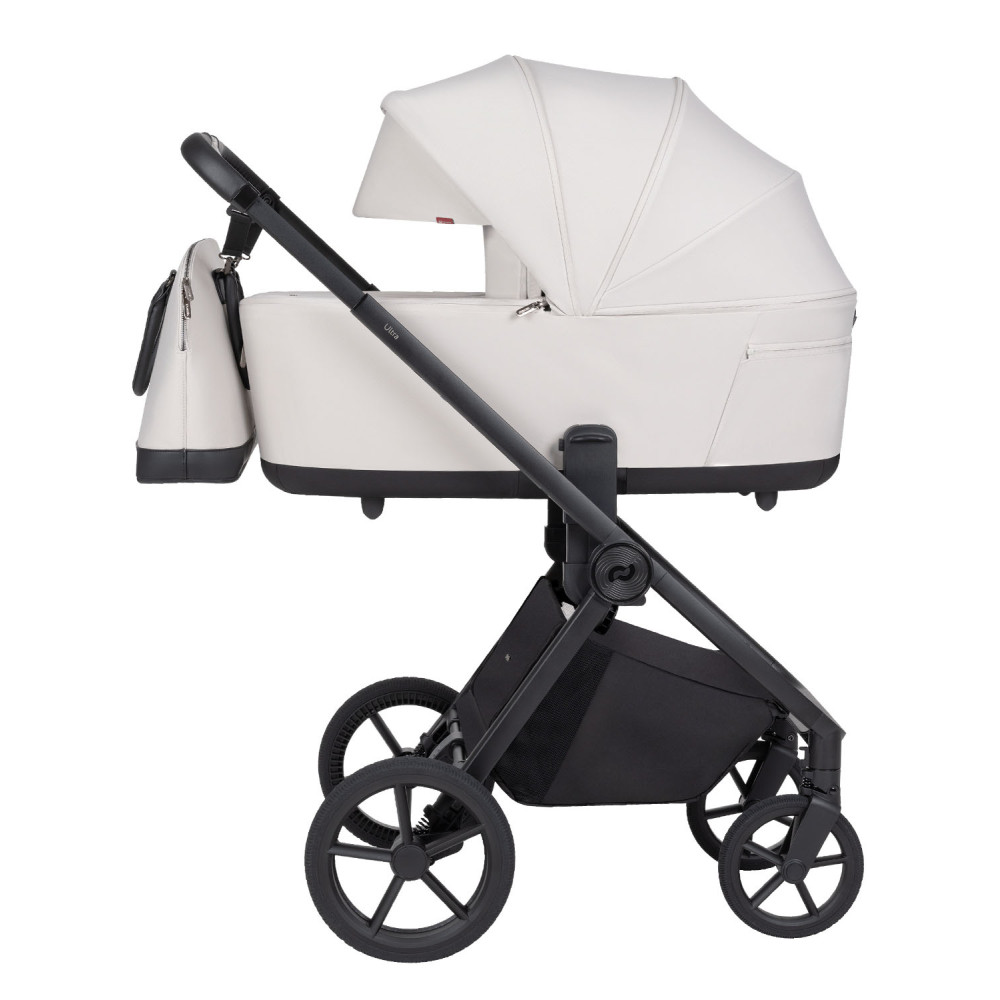 Carrello Ultra F CRL-6557 - дитяча коляска 2в1, люлька складається разом із рамою • Milk Grey Carrello Ultra F CRL-6557 - дитяча коляска 2в1, люлька складається разом із рамою • Milk Grey