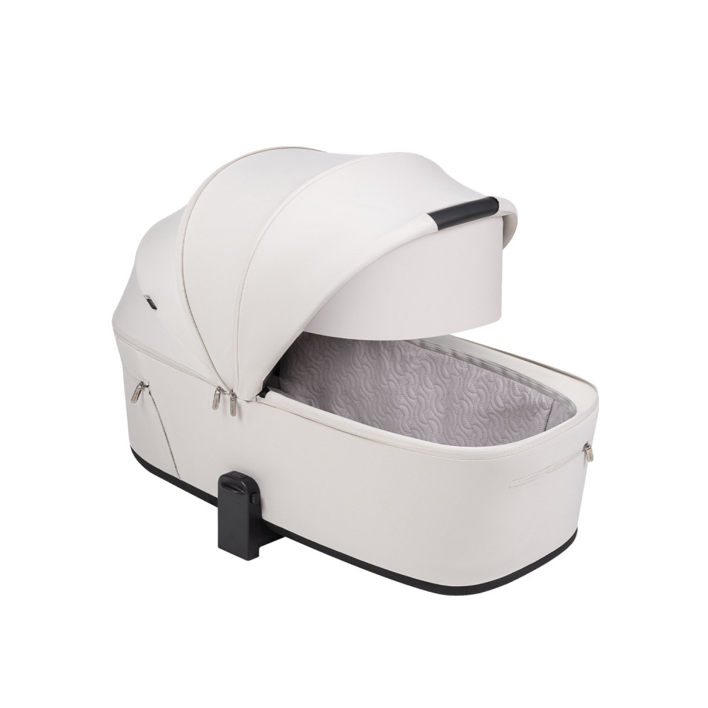Carrello Ultra F CRL-6557 - дитяча коляска 2в1, люлька складається разом із рамою • Milk Grey Carrello Ultra F CRL-6557 - дитяча коляска 2в1, люлька складається разом із рамою • Milk Grey