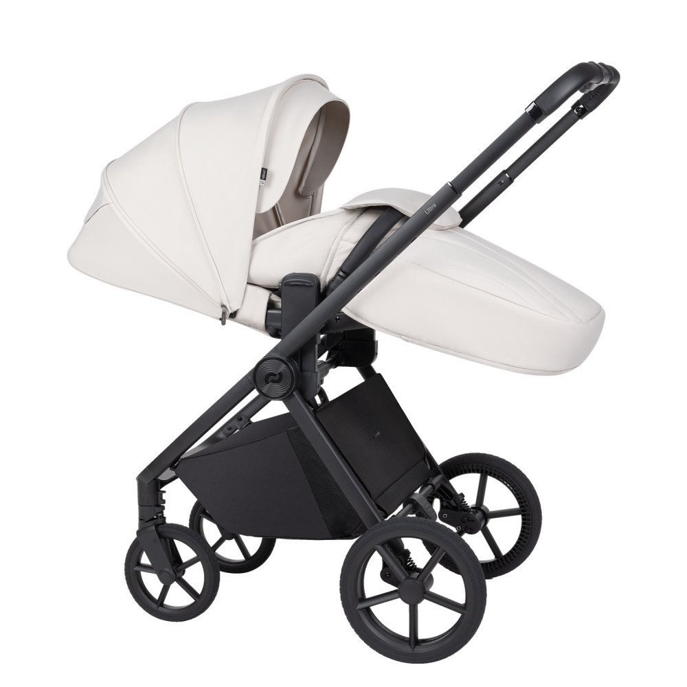 Carrello Ultra F CRL-6557 - дитяча коляска 2в1, люлька складається разом із рамою • Milk Grey Carrello Ultra F CRL-6557 - дитяча коляска 2в1, люлька складається разом із рамою • Milk Grey