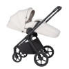 Carrello Ultra F CRL-6557 - дитяча коляска 2в1, люлька складається разом із рамою • Milk Grey
