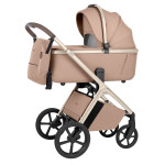 Carrello Vector CRL-6553 - універсальна дитяча коляска 2в1 з регулюванням висоти люльки та сидіння • Walnut Beige Carrello Vector CRL-6553 - універсальна дитяча коляска 2в1 з регулюванням висоти люльки та сидіння • Walnut Beige