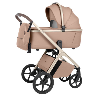 Carrello Vector CRL-6553 - універсальна дитяча коляска 2в1 з регулюванням висоти люльки та сидіння • Walnut Beige Carrello Vector CRL-6553 - універсальна дитяча коляска 2в1 з регулюванням висоти люльки та сидіння • Walnut Beige