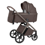 Carrello Vector CRL-6553 - універсальна дитяча коляска 2в1 з регулюванням висоти люльки та сидіння • Coffee Beige Carrello Vector CRL-6553 - універсальна дитяча коляска 2в1 з регулюванням висоти люльки та сидіння • Coffee Beige