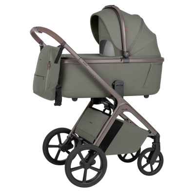 Carrello Vector CRL-6553 - універсальна дитяча коляска 2в1 з регулюванням висоти люльки та сидіння • Artichoke Green Carrello Vector CRL-6553 - універсальна дитяча коляска 2в1 з регулюванням висоти люльки та сидіння • Artichoke Green