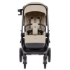 Carrello Omega Plus CRL-6540/1 - дитяча коляска 2 в 1, всесезонний візочок з ліхтариком LED, термолюлька, регулювання люльки по висоті, великі колеса, телескопічна ручка • Solar Beige