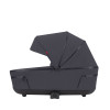 Carrello Omega Plus CRL-6540/1 - дитяча коляска 2 в 1, всесезонний візочок з ліхтариком LED, термолюлька, регулювання люльки по висоті, великі колеса, телескопічна ручка • Meteor Grey
