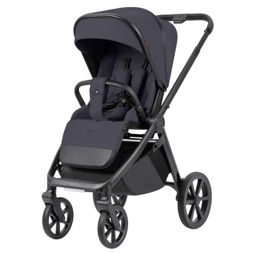 Carrello Omega Plus CRL-6540/1 - дитяча коляска 2 в 1, всесезонний візочок з ліхтариком LED, термолюлька, регулювання люльки по висоті, великі колеса, телескопічна ручка • Meteor Grey Carrello Omega Plus CRL-6540/1 - дитяча коляска 2 в 1, всесезонний візочок з ліхтариком LED, термолюлька, регулювання люльки по висоті, великі колеса, телескопічна ручка • Meteor Grey