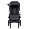 Carrello Omega Plus CRL-6540/1 - дитяча коляска 2 в 1, всесезонний візочок з ліхтариком LED, термолюлька, регулювання люльки по висоті, великі колеса, телескопічна ручка • Meteor Grey
