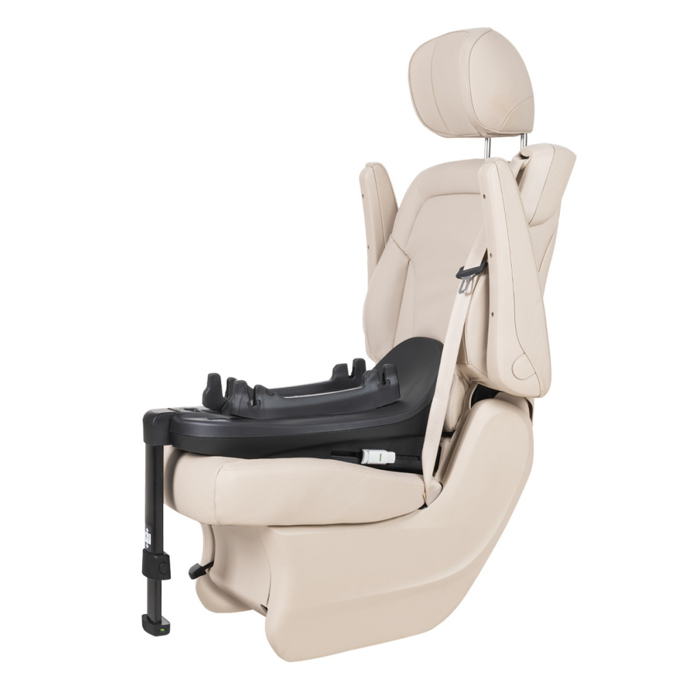 Carrello Vega CRL-14101/3AY - раскладное автокресло для младенца с поворотной базой ISOFIX, автолюлька (0 - 15 месяцев / 40 - 87 см) • Absolute Black