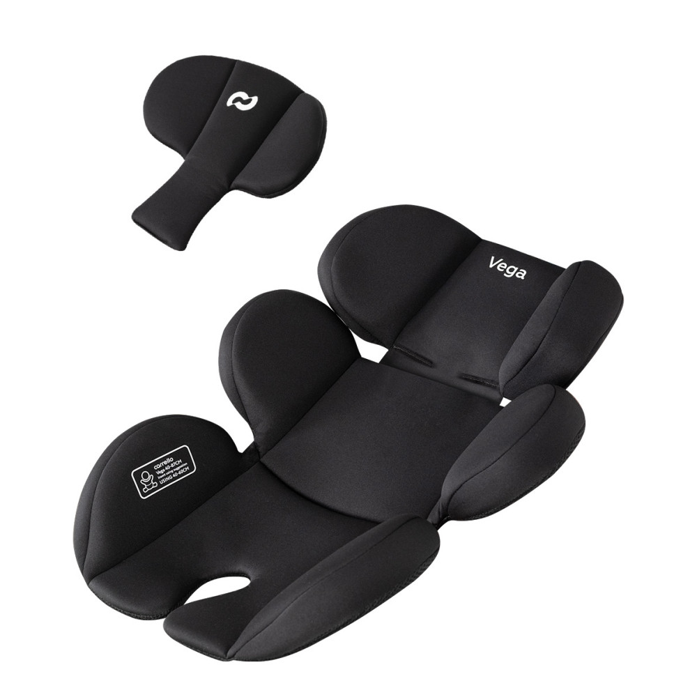 Carrello Vega CRL-14101/3AY - раскладное автокресло для младенца с поворотной базой ISOFIX, автолюлька (0 - 15 месяцев / 40 - 87 см) • Absolute Black