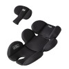 Carrello Vega CRL-14101/3AY - раскладное автокресло для младенца с поворотной базой ISOFIX, автолюлька (0 - 15 месяцев / 40 - 87 см) • Absolute Black