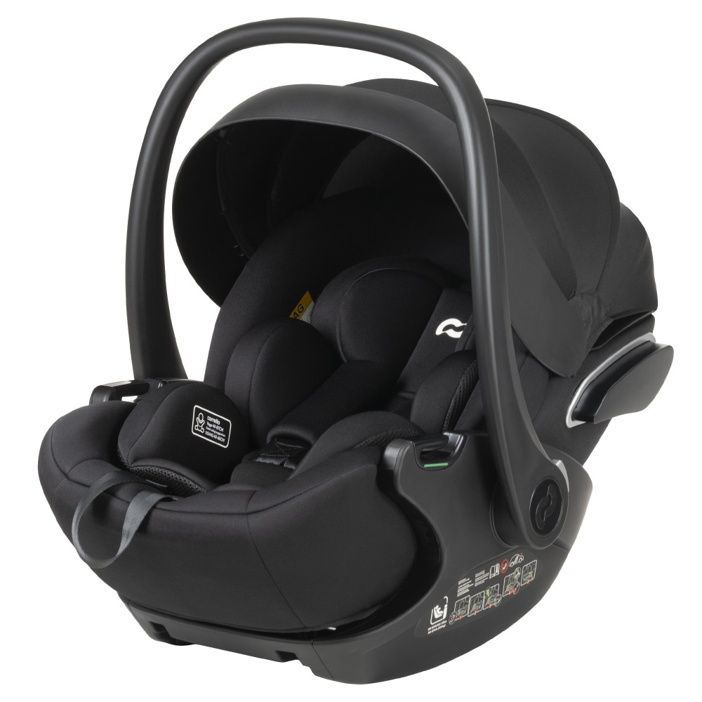 Carrello Vega CRL-14101AY - раскладное автокресло для младенца i-Size, автолюлька (0 - 15 месяцев / 40 - 87 см) • Absolute Black