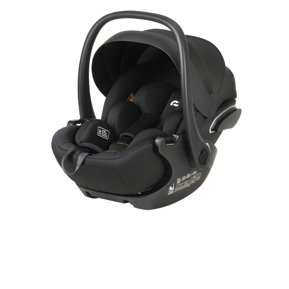 Carrello Vega CRL-14101AY - раскладное автокресло для младенца i-Size, автолюлька (0 - 15 месяцев / 40 - 87 см) • Absolute Black
