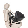 Carrello Nova CRL-16101/3 - автокресло для новорожденного i-Size с поворотной базой ISOFIX, автолюлька (0 - 15 месяцев / 40 - 87 см) • Black Line