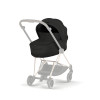 Cybex Mios/Coya Fold Lux Carry Cot | Style Collection - складная люлька вместе с шасси, матрас memory foam, капюшон UPF50+ (с рождения до 6 месяцев / до 9 кг) • Sepia Black