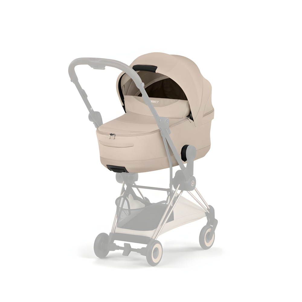 Cybex Mios/Coya Fold Lux Carry Cot | Style Collection - складная люлька вместе с шасси, матрас memory foam, капюшон UPF50+ (с рождения до 6 месяцев / до 9 кг) • Cozy Beige Cybex Mios/Coya Fold Lux Carry Cot | Style Collection - складная люлька вместе с шасси, матрас memory foam, капюшон UPF50+ (с рождения до 6 месяцев / до 9 кг) • Cozy Beige