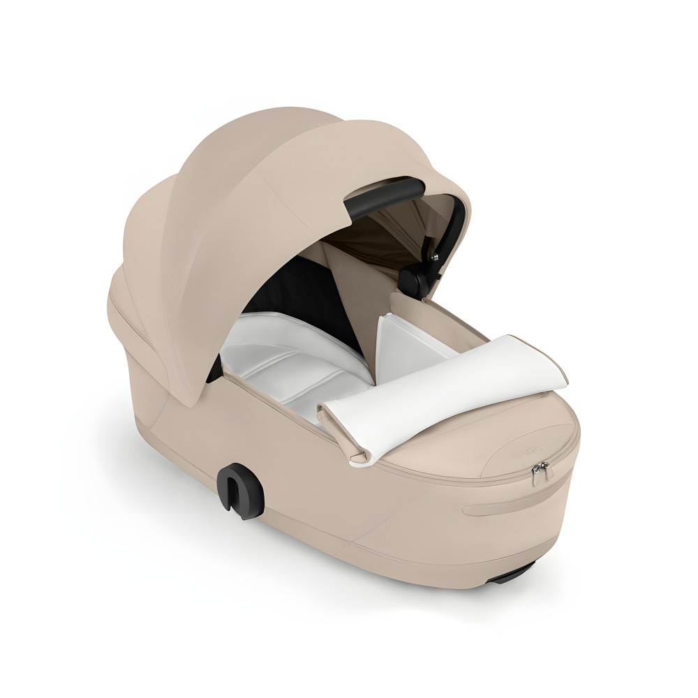Cybex Mios/Coya Fold Lux Carry Cot | Style Collection - складная люлька вместе с шасси, матрас memory foam, капюшон UPF50+ (с рождения до 6 месяцев / до 9 кг) • Cozy Beige Cybex Mios/Coya Fold Lux Carry Cot | Style Collection - складная люлька вместе с шасси, матрас memory foam, капюшон UPF50+ (с рождения до 6 месяцев / до 9 кг) • Cozy Beige