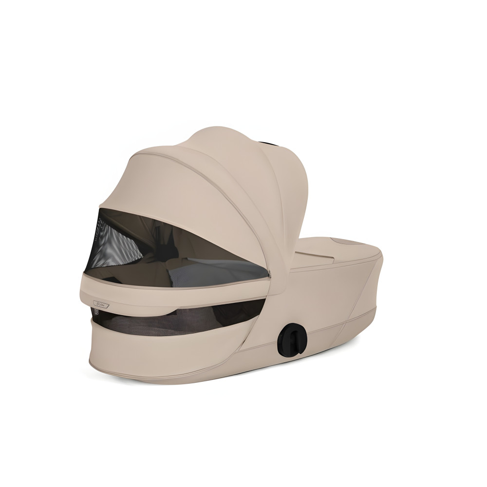 Cybex Mios/Coya Fold Lux Carry Cot | Style Collection - складная люлька вместе с шасси, матрас memory foam, капюшон UPF50+ (с рождения до 6 месяцев / до 9 кг) • Cozy Beige Cybex Mios/Coya Fold Lux Carry Cot | Style Collection - складная люлька вместе с шасси, матрас memory foam, капюшон UPF50+ (с рождения до 6 месяцев / до 9 кг) • Cozy Beige