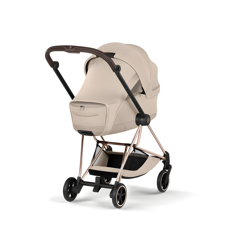 Cybex Mios/Coya Fold Lux Carry Cot | Style Collection - складная люлька вместе с шасси, матрас memory foam, капюшон UPF50+ (с рождения до 6 месяцев / до 9 кг) • Cozy Beige Cybex Mios/Coya Fold Lux Carry Cot | Style Collection - складная люлька вместе с шасси, матрас memory foam, капюшон UPF50+ (с рождения до 6 месяцев / до 9 кг) • Cozy Beige