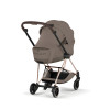 Cybex Mios/Coya Fold Lux Carry Cot | Style Collection - складная люлька вместе с шасси, матрас memory foam, капюшон UPF50+ (с рождения до 6 месяцев / до 9 кг) • Coconut Brown
