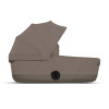 Cybex Mios/Coya Fold Lux Carry Cot | Style Collection - складная люлька вместе с шасси, матрас memory foam, капюшон UPF50+ (с рождения до 6 месяцев / до 9 кг) • Coconut Brown