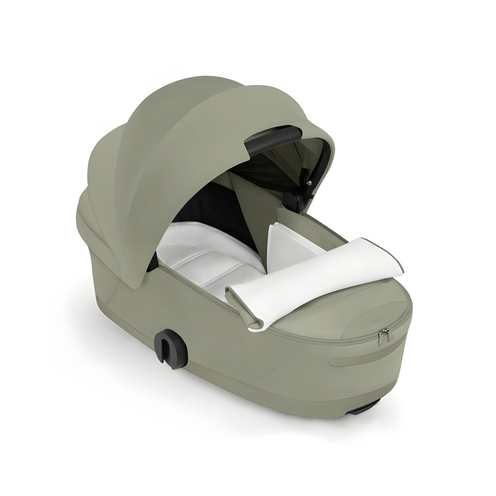 Cybex Mios/Coya Fold Lux Carry Cot | Style Collection - складная люлька вместе с шасси, матрас memory foam, капюшон UPF50+ (с рождения до 6 месяцев / до 9 кг) • Sage Green Cybex Mios/Coya Fold Lux Carry Cot | Style Collection - складная люлька вместе с шасси, матрас memory foam, капюшон UPF50+ (с рождения до 6 месяцев / до 9 кг) • Sage Green