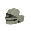 Cybex Mios/Coya Fold Lux Carry Cot | Style Collection - складная люлька вместе с шасси, матрас memory foam, капюшон UPF50+ (с рождения до 6 месяцев / до 9 кг) • Sage Green