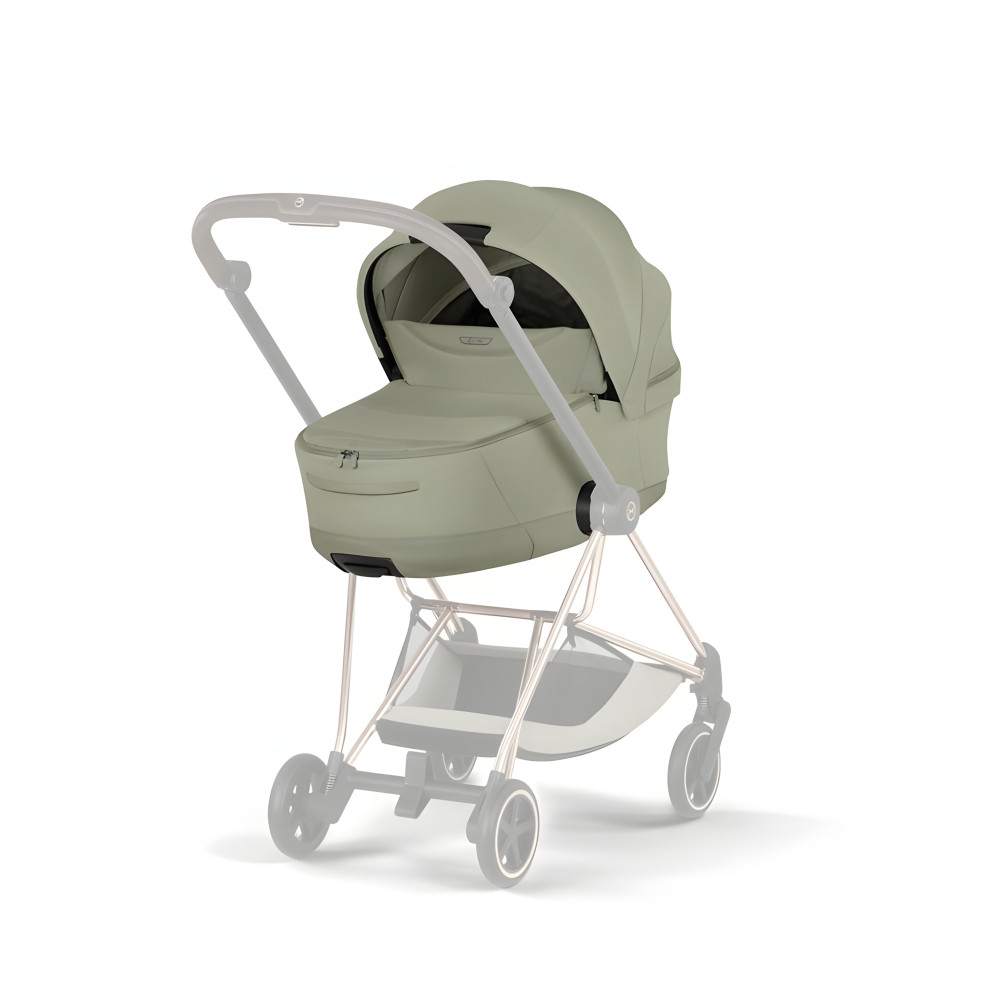 Cybex Mios/Coya Fold Lux Carry Cot | Style Collection - складная люлька вместе с шасси, матрас memory foam, капюшон UPF50+ (с рождения до 6 месяцев / до 9 кг) • Sage Green Cybex Mios/Coya Fold Lux Carry Cot | Style Collection - складная люлька вместе с шасси, матрас memory foam, капюшон UPF50+ (с рождения до 6 месяцев / до 9 кг) • Sage Green
