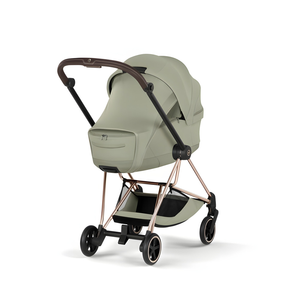 Cybex Mios/Coya Fold Lux Carry Cot | Style Collection - складная люлька вместе с шасси, матрас memory foam, капюшон UPF50+ (с рождения до 6 месяцев / до 9 кг) • Sage Green Cybex Mios/Coya Fold Lux Carry Cot | Style Collection - складная люлька вместе с шасси, матрас memory foam, капюшон UPF50+ (с рождения до 6 месяцев / до 9 кг) • Sage Green