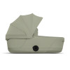 Cybex Mios/Coya Fold Lux Carry Cot | Style Collection - складная люлька вместе с шасси, матрас memory foam, капюшон UPF50+ (с рождения до 6 месяцев / до 9 кг) • Sage Green