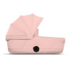 Cybex Mios/Coya Fold Lux Carry Cot | Style Collection - складная люлька вместе с шасси, матрас memory foam, капюшон UPF50+ (с рождения до 6 месяцев / до 9 кг) • Peach Pink