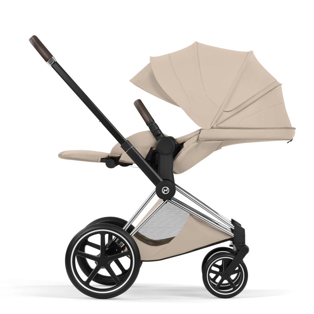 Cybex Priam 5.0 2026 | Style Collection - детская коляска премиум 2в1, люлька складывается вместе с шасси • Cozy Beige / Chrome Cybex Priam 5.0 2026 | Style Collection - детская коляска премиум 2в1, люлька складывается вместе с шасси • Cozy Beige / Chrome