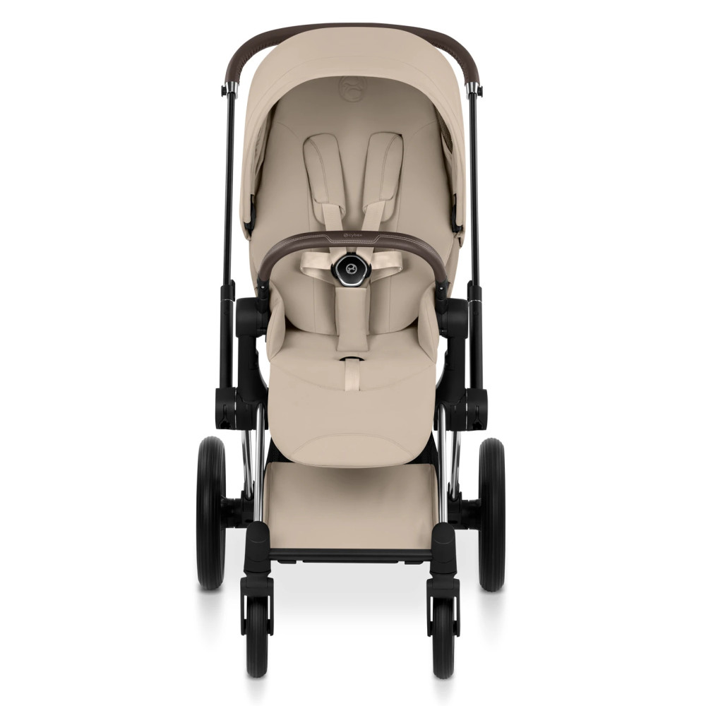 Cybex Priam 5.0 2026 | Style Collection - детская коляска премиум 2в1, люлька складывается вместе с шасси • Cozy Beige / Chrome Cybex Priam 5.0 2026 | Style Collection - детская коляска премиум 2в1, люлька складывается вместе с шасси • Cozy Beige / Chrome