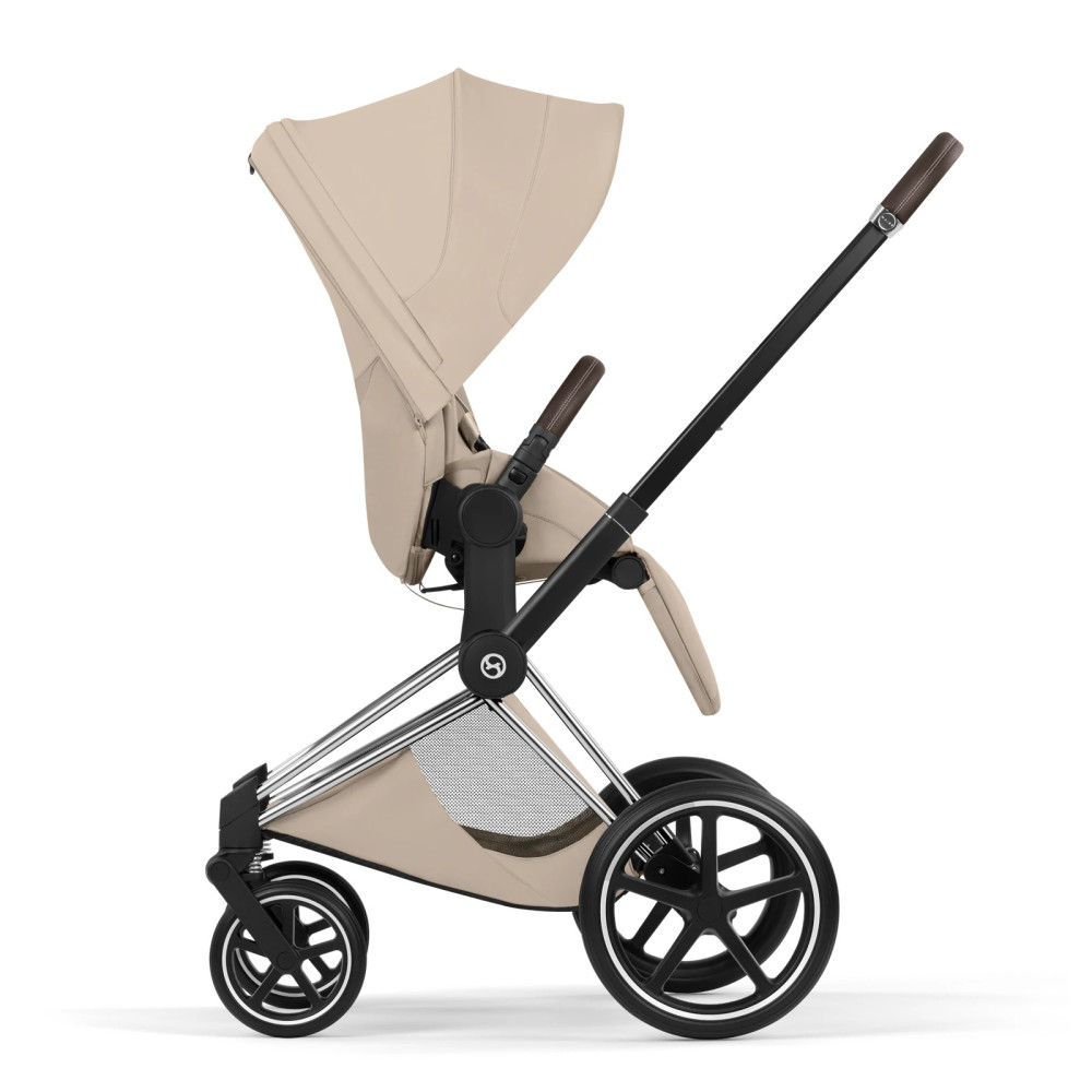 Cybex Priam 5.0 2026 | Style Collection - детская коляска премиум 2в1, люлька складывается вместе с шасси • Cozy Beige / Chrome Cybex Priam 5.0 2026 | Style Collection - детская коляска премиум 2в1, люлька складывается вместе с шасси • Cozy Beige / Chrome