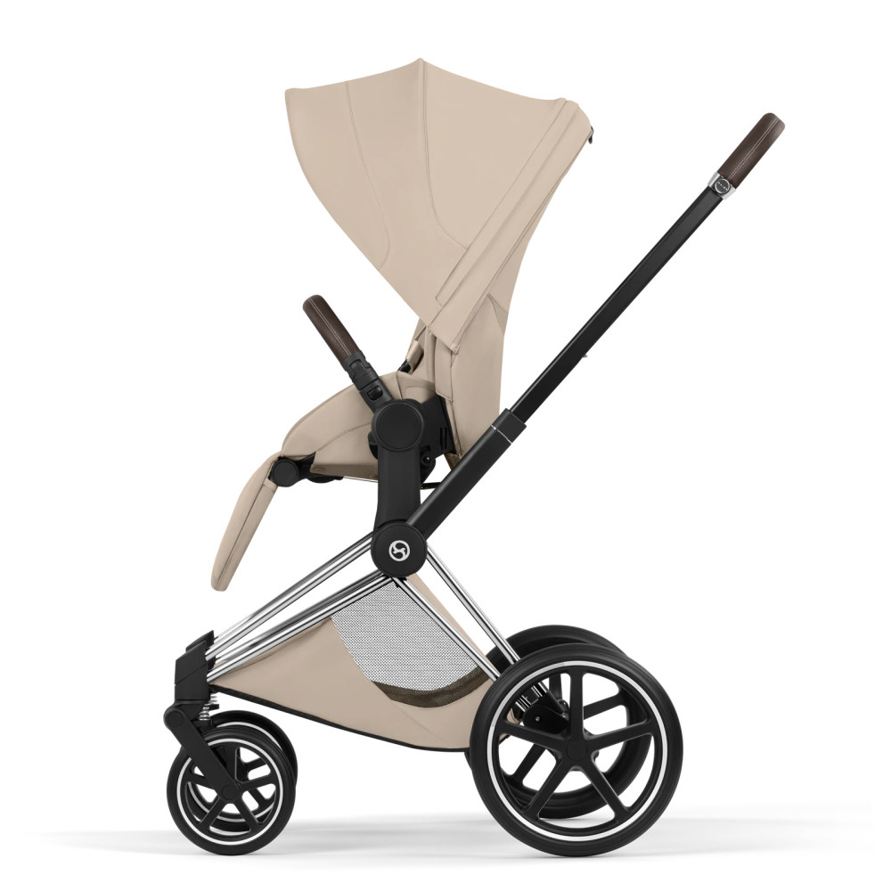 Cybex Priam 5.0 2026 | Style Collection - детская коляска премиум 2в1, люлька складывается вместе с шасси • Cozy Beige / Chrome Cybex Priam 5.0 2026 | Style Collection - детская коляска премиум 2в1, люлька складывается вместе с шасси • Cozy Beige / Chrome